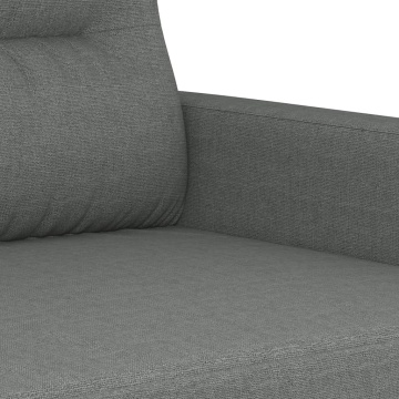 Canapea cu 2 locuri, gri închis, 120 cm, material textil - Img 5
