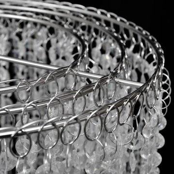 Candelabru pandantiv cu cristale, 26 x 70 cm - Img 4