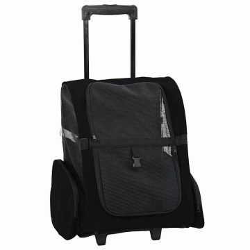 Cărucior pentru animale de companie, design 3 în 1, negru, 48x32x57 cm, material Oxford - Img 2