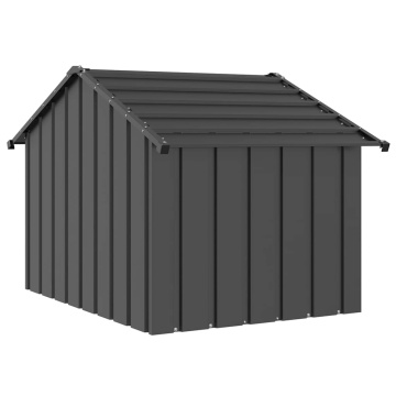Casă pentru câini cu acoperiș 83x130x85 cm oțel galvanizat - Img 8