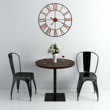 Ceas de perete, roșu, 58 cm, metal - Img 1