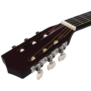 Chitară clasică pentru începători și copii, cu husă, 1/2 34 - Img 8