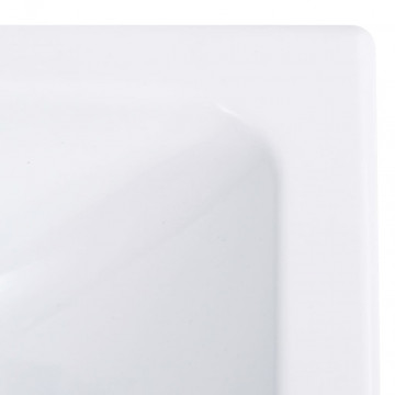Chiuvetă, alb, 400 x 220 x 90 mm, SMC - Img 8