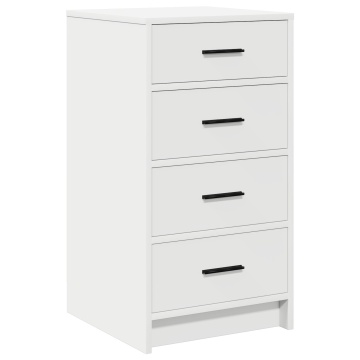 Comodă Alb 40x41x75 cm Lemn prelucrat - Img 2