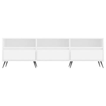 Comodă TV, alb, 150x30x44,5 cm, lemn prelucrat - Img 8