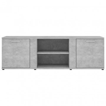 Comodă TV, gri beton, 120 x 34 x 37 cm, PAL - Img 6