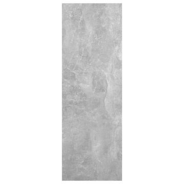 Comodă TV, gri beton, 30,5x30x90 cm, lemn prelucrat - Img 3