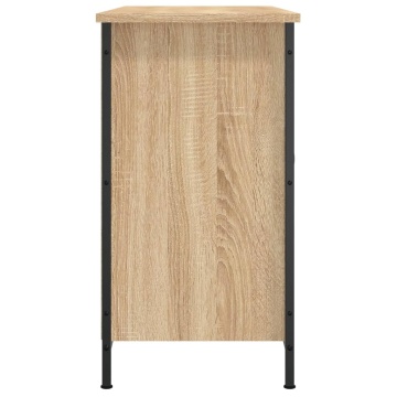 Comodă TV, stejar sonoma, 100x35x65 cm, lemn compozit - Img 6