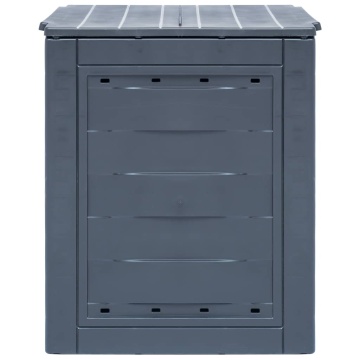 Compostor de grădină, gri, 60 x 60 x 73 cm, 260 L - Img 3