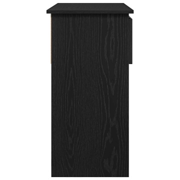 Consolă cu sertare Negru 85,5x38,5x74,5 cm - Img 6