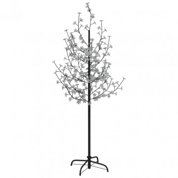 Copac cu flori de cireș, alb cald, 200 LED-uri, 180 cm - Img 2