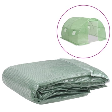 Copertină de rezervă pentru seră (9 m²), verde, 300x300x200 cm - Img 1