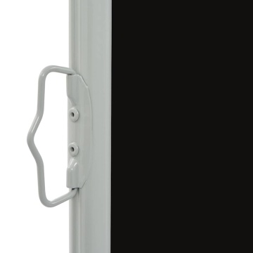 Copertină laterală retractabilă de terasă, negru, 80 x 300 cm - Img 3