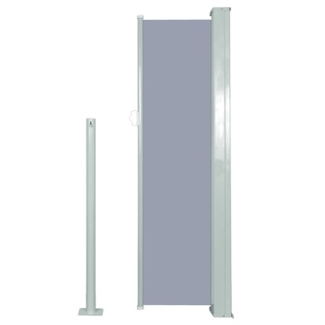 Copertină laterală retractabilă, gri, 120x300 cm - Img 4