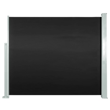 Copertină laterală retractabilă, negru, 120x300 cm - Img 1