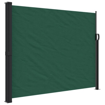 Copertina laterală retractabilă, verde închis, 160x300 cm - Img 2
