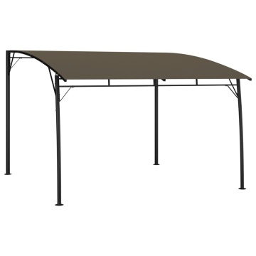 Copertină pavilion de grădină, gri taupe, 3 x 3 x 2,55 m - Img 1