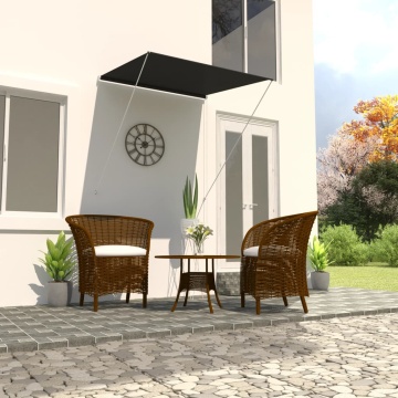 Copertină retractabilă, antracit, 100 x 150 cm - Img 1