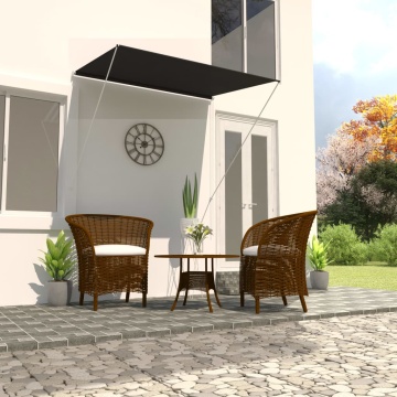 Copertină retractabilă, antracit, 150 x 150 cm - Img 1