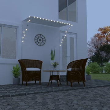 Copertină retractabilă cu LED, crem, 250 x 150 cm - Img 1