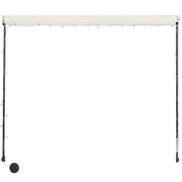 Copertină retractabilă cu LED, crem, 250 x 150 cm - Img 8