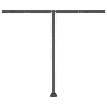 Copertină retractabilă manual cu LED, antracit, 350x250 cm - Img 7