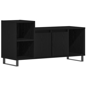 Corp TV Negru Stejar 100x35x55 cm Lemn prelucrat - Img 2