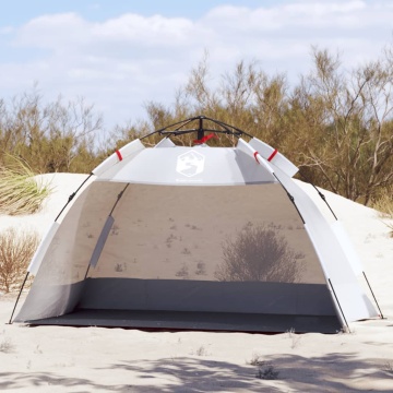 Cort camping 2 persoane gri impermeabil setare rapidă - Img 1