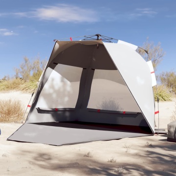Cort camping 3 persoane gri impermeabil setare rapidă - Img 1
