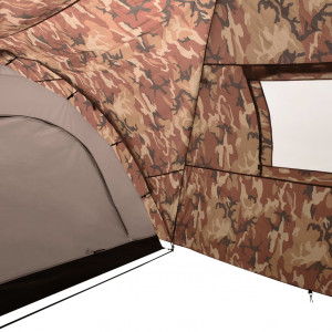 Cort camping tip iglu, 8 persoane, camuflaj, 650x240x190 cm - Img 7