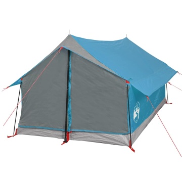 Cort de camping 2 persoane albastru 193x122x96 cm tafta 185T - Img 9