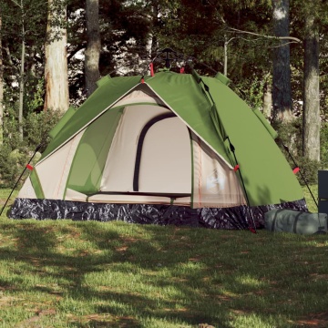Cort de camping cupolă 2 persoane, setare rapidă, verde - Img 1
