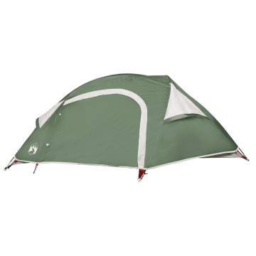 Cort de camping cupolă pentru 1 persoană, verde, impermeabil - Img 6