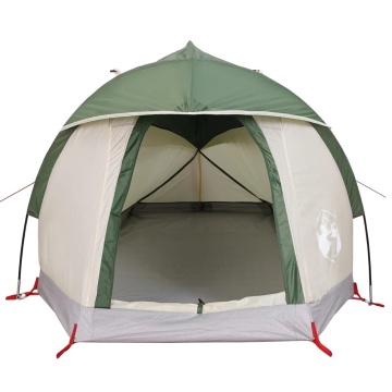 Cort de camping cupolă pentru 1 persoană, verde, impermeabil - Img 6