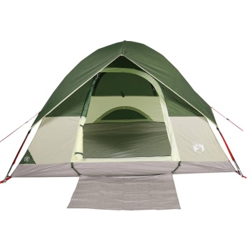 Cort de camping cupolă pentru 2 persoane, verde, impermeabil - Img 6