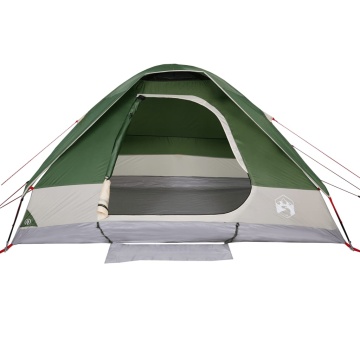 Cort de camping cupolă pentru 2 persoane, verde, impermeabil - Img 5