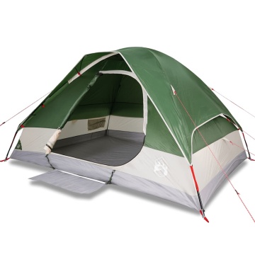 Cort de camping cupolă pentru 2 persoane, verde, impermeabil - Img 8