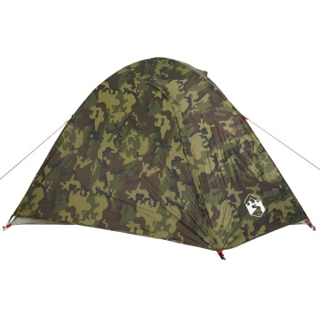 Cort de camping cupolă pentru 3 persoane, camuflaj, impermeabil - Img 6