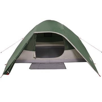 Cort de camping cupolă pentru 6 persoane, verde, impermeabil - Img 6