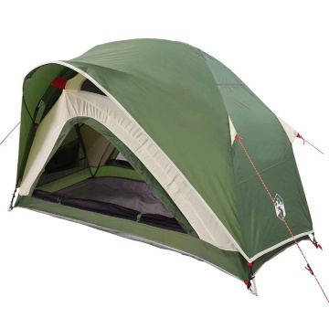 Cort de camping pentru 1 persoană, verde, impermeabil - Img 3