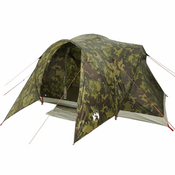 Cort de familie cupolă pentru 6 persoane, camuflaj, impermeabil - Img 4