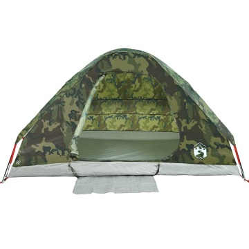 Cort de familie cupolă pentru 6 persoane, camuflaj, impermeabil - Img 5