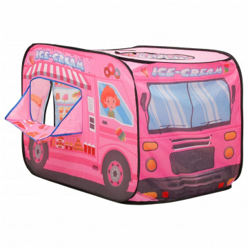 Cort de joacă pentru copii cu 250 bile, roz, 70x112x70 cm - Img 5