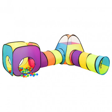 Cort de joacă pentru copii, multicolor, 190x264x90 cm - Img 4