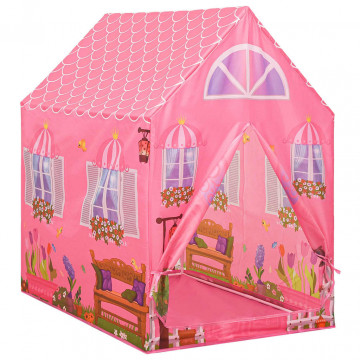 Cort de joacă pentru copii, roz, 69x94x104 cm - Img 2