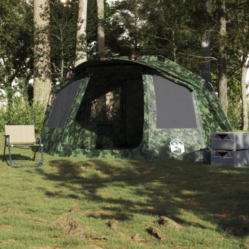 Cort de pescuit pentru 5 persoane, camuflaj, impermeabil - Img 3