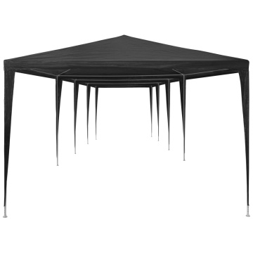 Cort de petrecere, antracit, 3 x 12 m, PE - Img 2