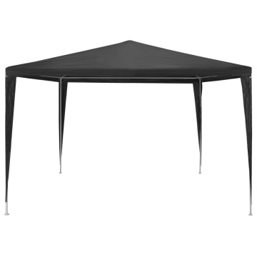 Cort de petrecere, antracit, 3 x 3 m, PE - Img 3