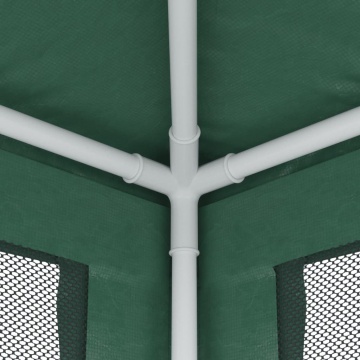 Cort de petrecere cu 4 pereți din plasă, verde, 2x2 m, HDPE - Img 5