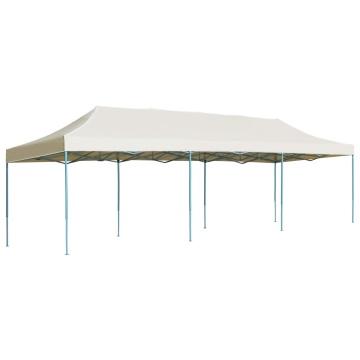 Cort de petrecere pliabil, crem, 3 x 9 m - Img 1